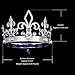 DcZeRong King Crowns Large Size Crown Adult Men Birthday Crown Homecoming Costume Prom Kings Crystal Tall Crowns Adult Male Birthday King Crowns