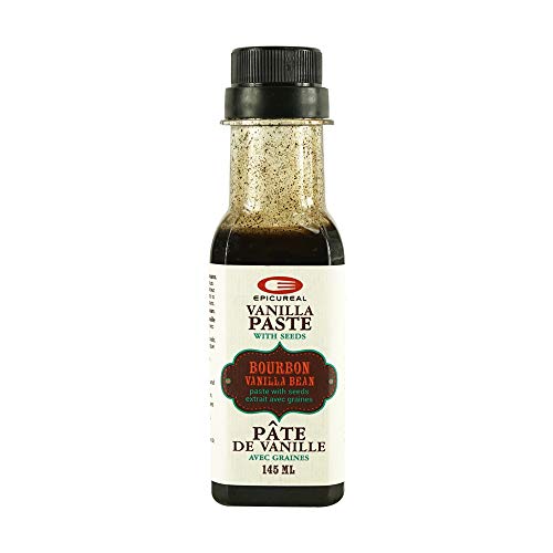 Epicureal Madagascar Bourbon Vanilla Bean Paste with Seeds - 5 fl oz (148 ml) | Gluten Free, Non-GMO