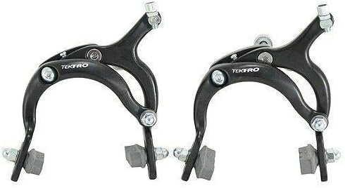 TEKTRO 900C Felgenbremse Dual Pivot 72–92 Mm – Silber, Paar (vorne & Hinten), Für Rennräder & Alu-Felgen