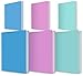 6 PACK Book Cover Sox Stretchable Durable Reusable Universal Size Fit for School or Textbook Hardback Books. Colour Book Covers