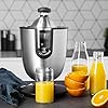 Princess Citrus Juicer Champion – Professional Orange and Lemon Squeezer – Stainless Steel – Lever arm – Universal Cone…