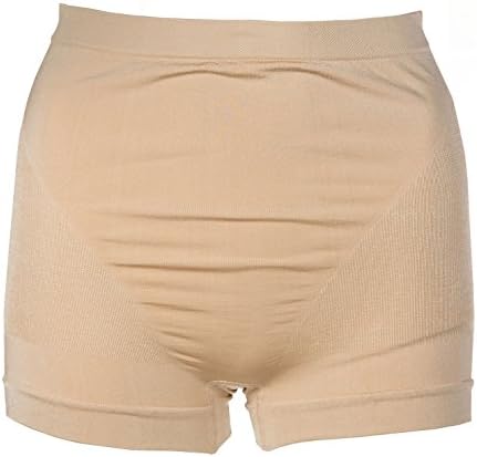 Shape Adjusters Booty Enhancing Shorts Shapewear - Beige (Large)