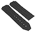 24MM Rubber Diver Band TIRE Strap for HUBLOT H Big Bang Ceramic Chrono Black #6H