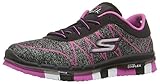 Skechers Kids Girls' GO Flex-Ability Sneaker, Black/Hot Pink, 4.5 M US Big Kid