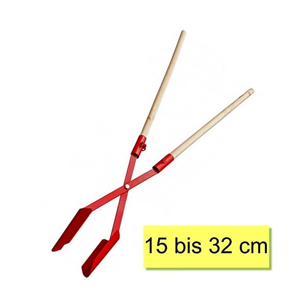 Erdlochschaufel 15-32 cm Gr.2 Lochspaten Erdlochausheber Erdlochheber Handbagger Lochschaufel handlochschaufel mit 2 Stück Hartholzstiele – Bild 4