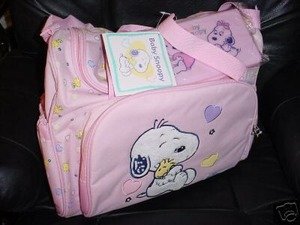 snoopy diaper bag
