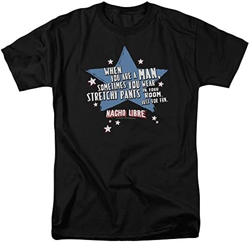Nacho Libre Mexican Wrestling Family Comedy Film Stetchy Pants Adult T-Shirt Tee