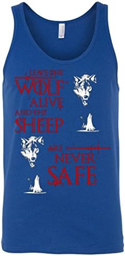 Leave One Wolf Alive and The Sheep Are Never Safe Tank Top