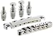 lotmusic A0086Lotmusic 1set ABR-1 Style Tune-o-matic Bridge & Tailpiece Chrome for Gibson Les Paul Gear Replacement primary