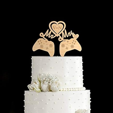Amazon De Xbox Kuchenaufsatz Gamer Hochzeitstortenaufsatz Gamer Hochzeit Gamer Hochzeit Videospiel Aufsatz Hochzeit Gamer Topper 788