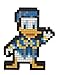 PDP Pixel Pals Kingdom Hearts Donald Duck Collectible Lighted Figure, 878-056-NA-DUCK - Not Machine Specific