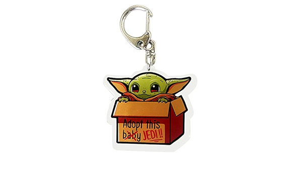 Baby Yoda Keychain The Mandalorian Star Wars Key Holder Baby Yoda Gifts Ornament Amazon Ca Clothing Shoes Accessories