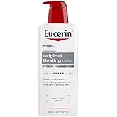 Eucerin Original Healing Rich Body Lotion for Extremely Dry, Compromised Skin, Emollient Enriched Body Moisturizer, 16.9 Fl Oz Bottle