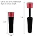 LP Wine Stoppers，Also for Champagne and Beverage Bottle,Ideal Wine Gift,Set of 3（Red，Blue，Sliver）