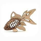 Paper Maker DIY Cardboard 3D Puzzles Goldfish Toys for Kids