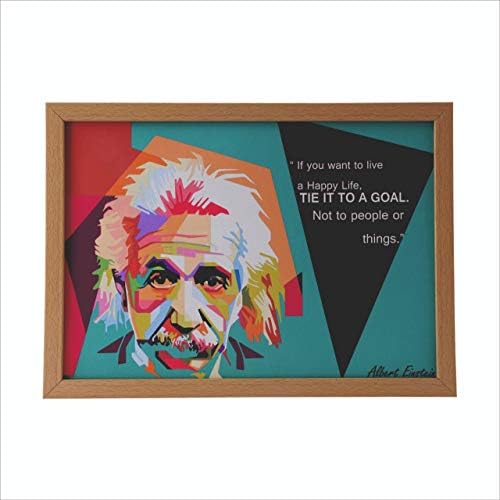 Sepia Craft Abstract Design Studio Canvas Print Albert Einstien Quotes Paintings on Canvas Wall Art (8.5x11inch)