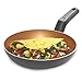 BLACK+DECKER Durable Titanium Nonstick Interior Fry Pan, 8
