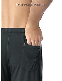 David Archy - Pantalones cortos para dormir de rayón de bambú, suaves, cómodos, para hombre, 2 unidades