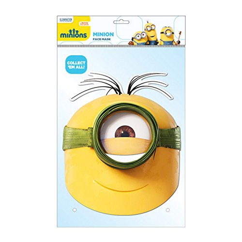 Despicable Me Official Minions Au Naturel Face Mask (One Size) (Yellow)
