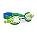 Gator Themed Swimming Goggles For Kids by Bling2O - Anti Fog, No Leak, Non Slip and UV Protection - Fun Water Accessory Includes Hard Case (Ogre Green)