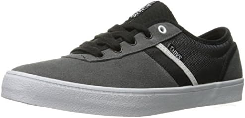 DVS Men's Epitaph+ Skateboarding Shoe, Grey Suede, 10.5 UK