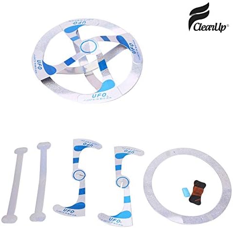 FClearup 16cm x 16cm Kids UFO Toys Classic Intellectual Toys Magic Tricks Flying Disk Floating UFO Enlightment Children Toys