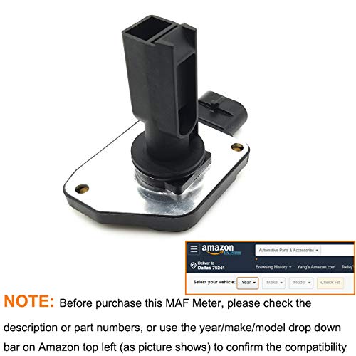 BOPART Mass Air Flow Sensor Meter MAF 19112543 AFH50M05 for 1999 2000