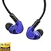 LINSOUL BGVP DMG 2DD+4BA Hybrid Drivers High Fidelity HiFi in-Ear Metal Earphones with Detachable MMCX Audio Cable for Musicians Audiophile (Blue)