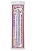Doc Johnson Crystal Jellies - Double Dong -18 Inch - Double Sided Dildo - Clear