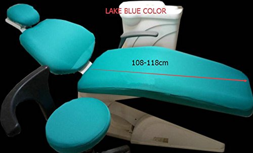 1 Set Dental Dentist Chair Cover Sleeves Protector Washable Dentist Cushion Lake Blue - Thumbnail 6
