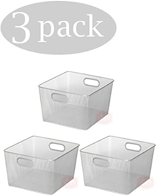 Ybm Home Household Wire Mesh Open Bin Shelf Storage Basket