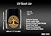 Tree of Life Stash Box Combo - Locking Smell Proof Case with Stash Jar and Rolling Tray - Ultimate Stash Combo! Odor proof Container with Accessories (Tree of Life)