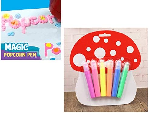 Magic Popcorn Pen Magic Pops up Like Real Popcorn Drawing Pens Great for Greeting Cards Birthday Cards Coloring Books Kids Drawing Pens