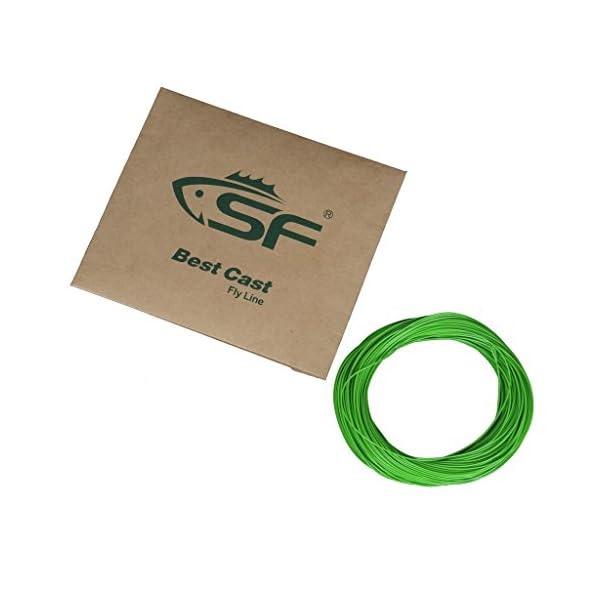 SF-Fly-Fishing-Weight-Forward-Floating-Line-Green-100FT