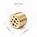 Kansoo 6PCS Copper Incense Burner Cone Holder Gourd Copper Incense Burner 3 Styles