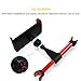 Car Headrest Mount, Lecone 360° Rotated Vehicle Seat Back Stand Bracket Holder Racket for 4.4''- 11'' Smartphones, Tablets, Kindle Fire, Nintendo Switch (Black & Red)