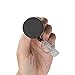 ACELIST Heavy Duty All Metal Retractable Badge Holders Badge Reel with Belt Clip for ID Badge Key Cards-3 Pack(Black)
