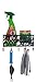 Key Hooks for Wall with Mail Holder and Organizer by My Tidy Family - Metal Basket with Hanging Hooks for organizing Keys Mail Sunglasses Cell Phone Lipstick Lanyards Wallets and Other Accessories