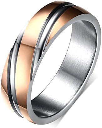Gemmart Simple Stainless Steel Ringfor Men Women engagement rings for teens