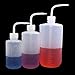 SUPERLELE 6pcs LDPE Safety Wash Bottle, 250ml 500ml 1000ml Plastic Squeeze Tattoo Bottle Medical Squirt Wash Bottle