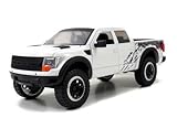 2011 Ford F-150 SVT Raptor Pickup Truck White 1/24 by Jada 96867