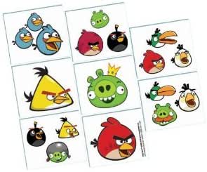 Amazon Com Angry Birds Tattoos 16ct Beauty Personal Care