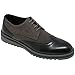 alpine swiss ALEC Men’s Ripple Sole Wingtip Shoes Leather Lining & Insole - Runs 1 Size Big
