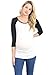 Women's Maternity T-Shirts Top with Baseball Raglan