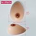 KONMED 1000g/pair Silicone Breast Form Breast Enhancer for Cross Dressers/Mastectomy/Cosplay,with Pink Protective Bag