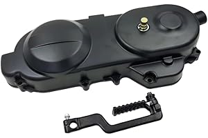 ZTDZZH 400mm Long Box Edition Transmission Cover and Start Gear Shaft and Start Bar for GY6 49cc 50cc Moped Scooterr