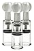 AnHua® 2pc S Size (Dia. 0.7in) Twist No Pump Suction Cupping Nipple Enhancer Enlargement Breast Enlarger Vacuum Rotary Bondage Fetish - Firmer, Perkier, Larger Nipples