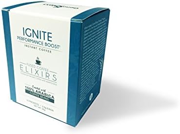 Ignite - Fused Coffee Elixir with Shilajit, Cordyceps &amp; L-Theanine &amp; He Shou Wu (10 Count)