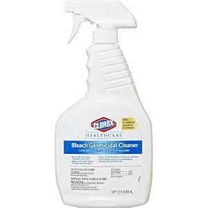 Image of Clorox Healthcare Bleach Germicidal Cleaner Spray, 22 Ounces (68967)
