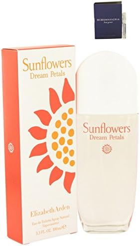 Sunflowers Dream Petals Perfume By E L I Z A B E T H Arden Eau De Toilette Spray For Women 3.3 oz.100 ml. [WP] Free! Sample Perfume Bon Genre 0.05 oz Vial
